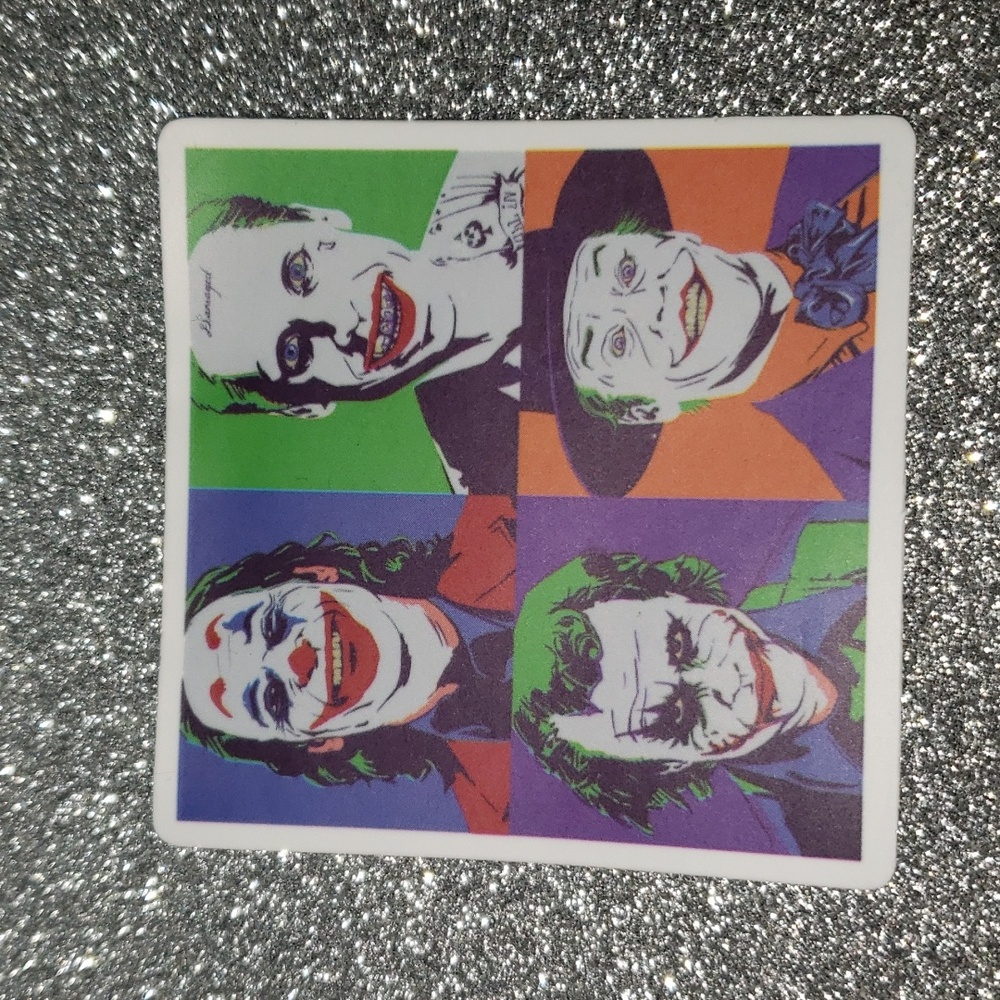 DC COMICS Batman Joker Waterproof Sticker Actors